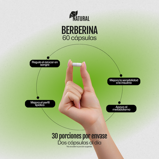 Berberina | 60 Cápsulas