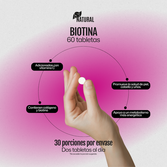 Biotina | 60 Tabletas