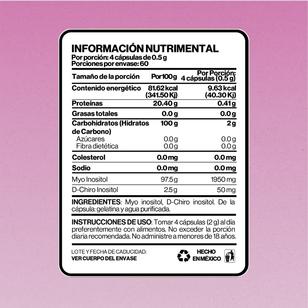 Inositol Platinum | 240 Cápsulas
