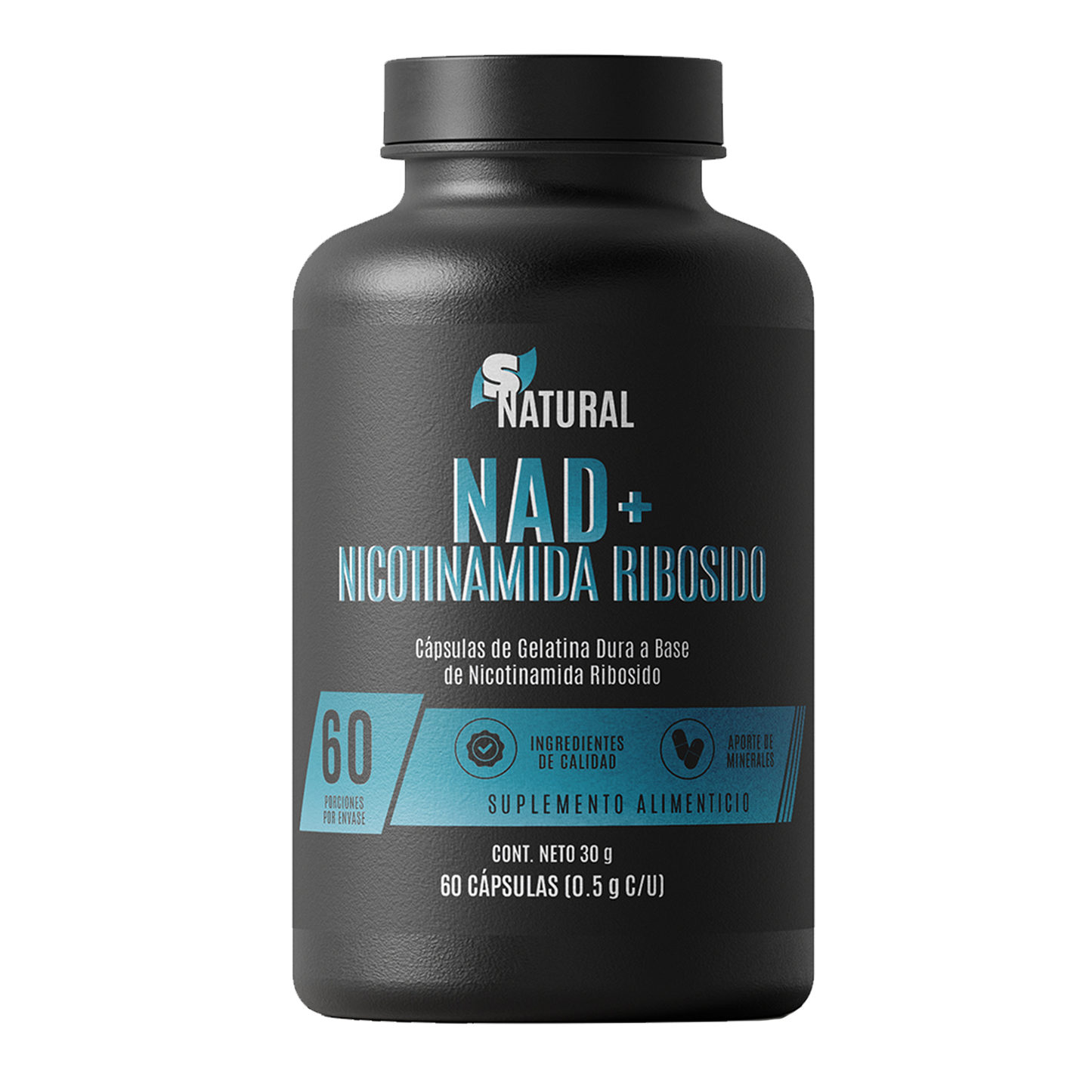 NAD+ Nicotinamida Ribosido | 60 Cápsulas