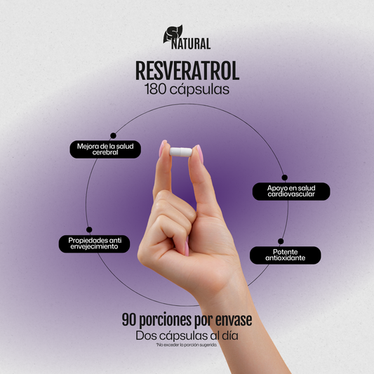 Resveratrol | 180 Cápsulas