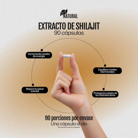 Extracto de Shilajit | 90 Cápsulas