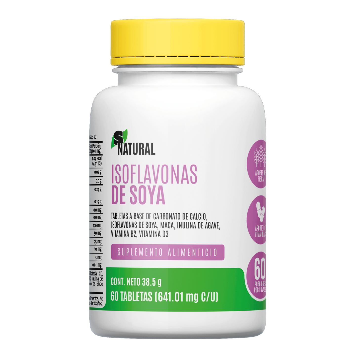 Isoflavonas de Soya | 60 Tabletas