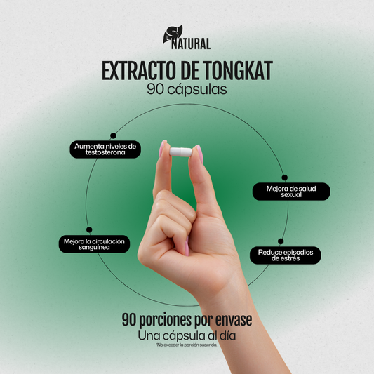 Extracto de Tongkat | 90 Cápsulas