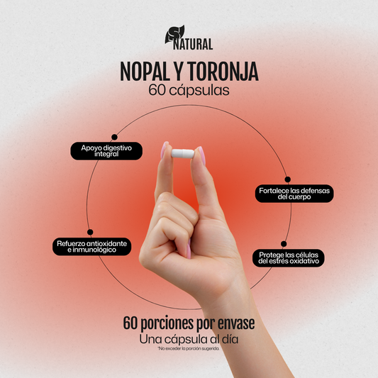 Nopal y Toronja | 60 Cápsulas