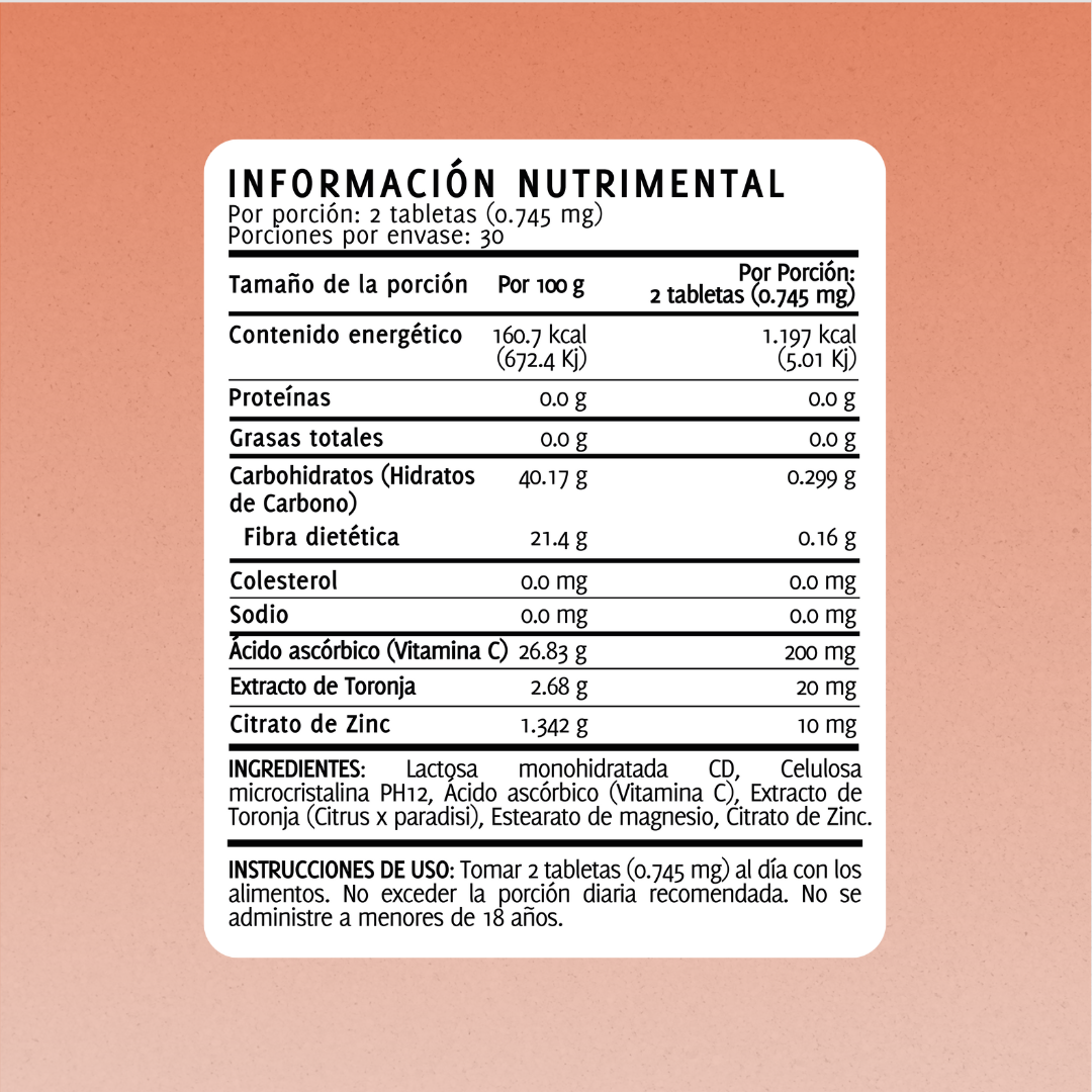 Vitamina C | 60 Tabletas