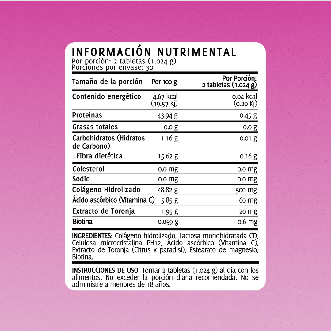 Biotina | 60 Tabletas
