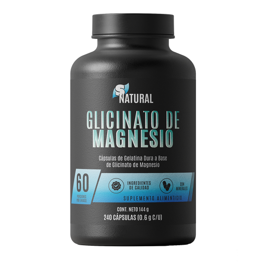 Glicinato de Magnesio | 240 Cápsulas