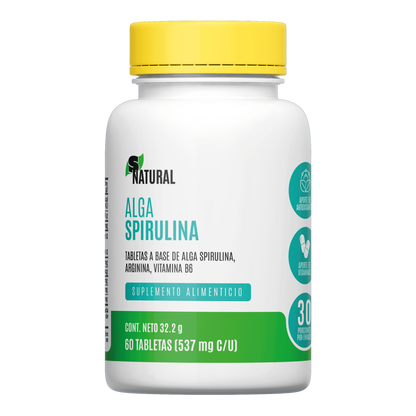 Alga Spirulina | 60 Tabletas