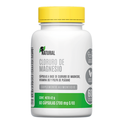 Cloruro de Magnesio | 60 Cápsulas
