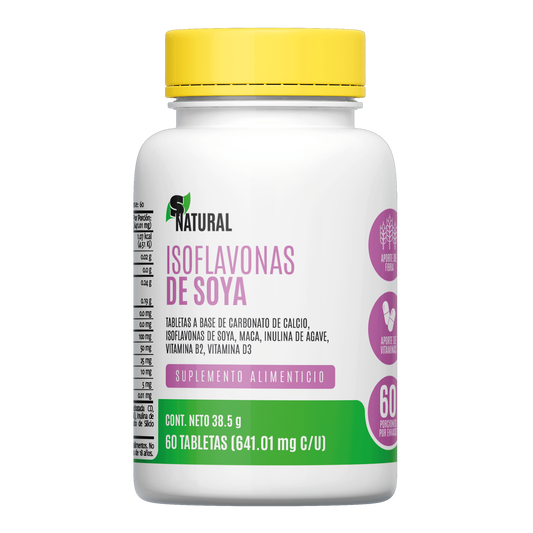 Isoflavonas de Soya | 60 Tabletas