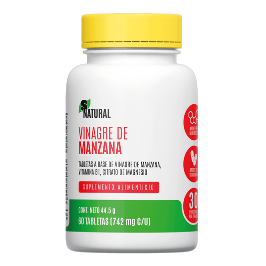 Vinagre de Manzana | 60 Tabletas