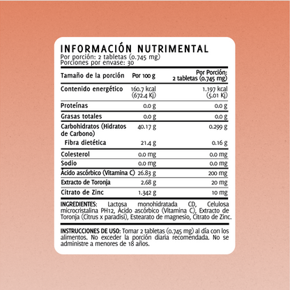 Vitamina C | 60 Tabletas